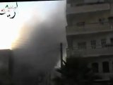 Syria فري برس ادلب اريحا  القصف العشوائي على المدينة 7-8-2012