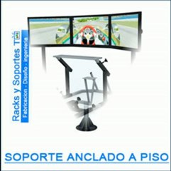 soporte de piso pedestal estuches rigidos racks para tv