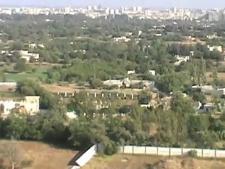 Syria فري برس حمص نظرة عامة على بساتين حي الوعر و جزء من احياء حمص8_8_2012