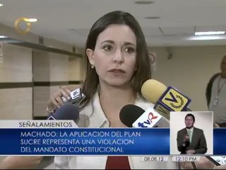 Diputada Machado solicita comparencia del ministro de Defensa por contenido de Plan Sucre