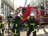 Incendie dans le centre-ville historique de Rouen