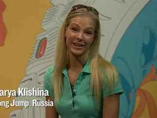 Interview avec la femme russe _ l'athlète Darya Klishina