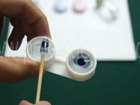 Отмеченные карты： контактные линзы синий