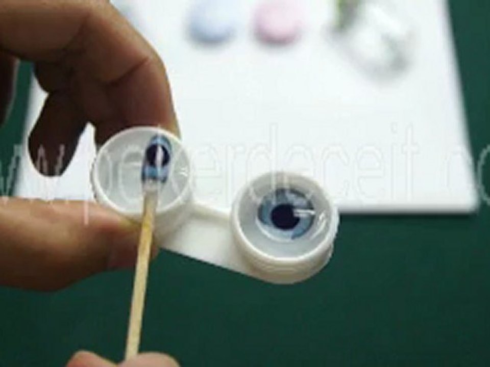 Отмеченные карты： контактные линзы--синий