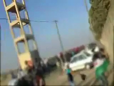 Syria فري برس حماه المحتلة السلمية تشييع الشهيد منصور نصرة سلمية 8-8-2012 ج1