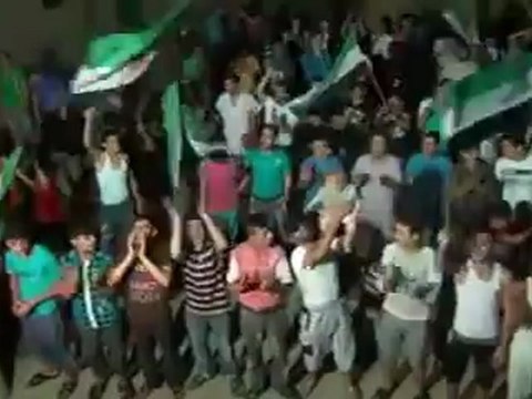 Syria فري برس حماة المحتلة مظاهرة باب قبلي 8 - 8 - 2012 ج1