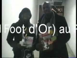 Remise de prix  Foot d'Or à Claude Makélélé par Teddy