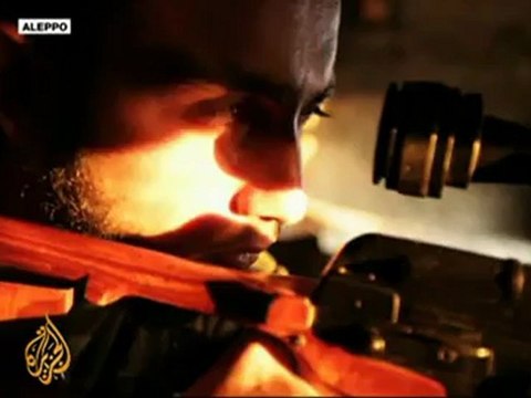 Anita McNaught reports from outside Aleppo