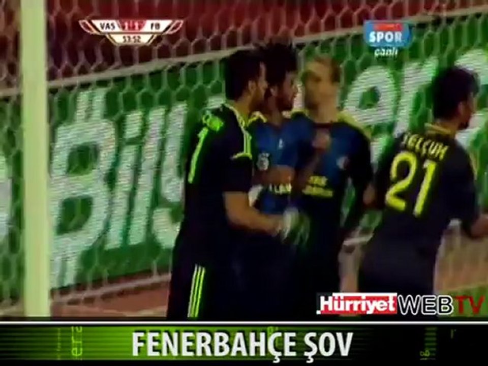 Fenerbahçe Vaslui 4-1 maçın golleri