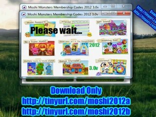 Moshi Monsters Membership Codes 2012 3.0v Gift Card