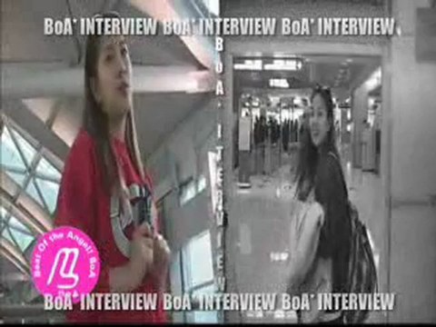 BoA's Sketch Clips INTERVIEW tojapan (BoA)