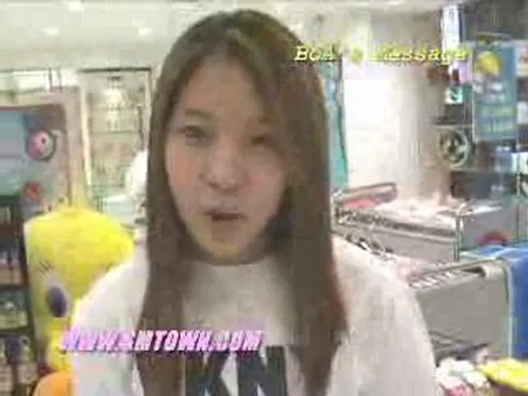 BoA's Sketch Clips Message iumping BoA(BoA)