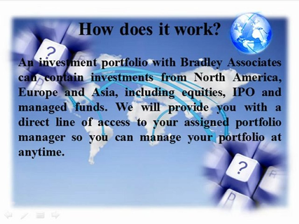 BRADLEY ASSOCIATES - How does it work? - newsvine