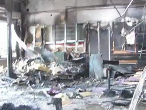 Beauvais : le magasin de streetwear cashville ravagé par un incendie mercredi 8 août 2012