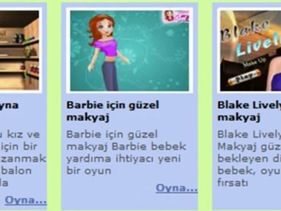 Barbie için güzel makyaj  - www.oyunlarimakyaj.net