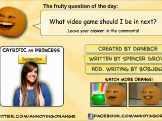 Annoying Orange - Super Mario - www.oyunlarimario.net