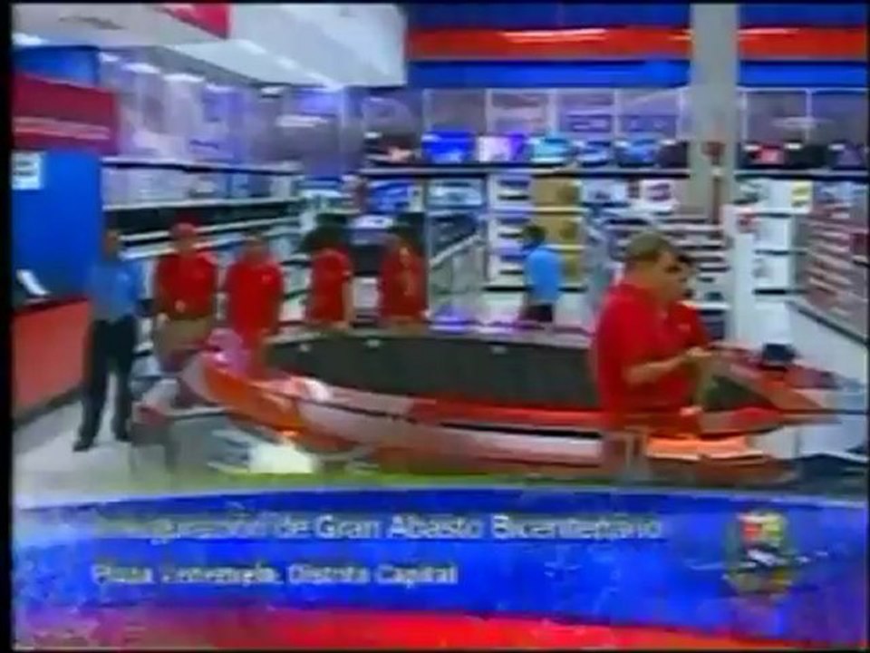 (VÍDEO) Pdte. Chávez inauguró Gran Abasto Bicentenario en Plaza Venezuela