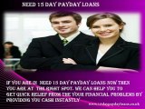 15 Day Payday Loans- Payday Loans In Minutes- Instant Long Term Loans