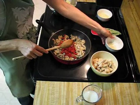 Pasta with Chicken and Sun-Dried Tomatoes part 2