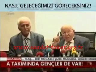 Hocamızın ağzından Genel Başkanımız Mustafa Kamalak