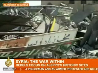 Syria rebels focus on Aleppo's historic sites