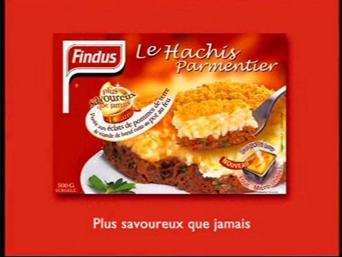 Pub Findus Hachis parmentier 2004