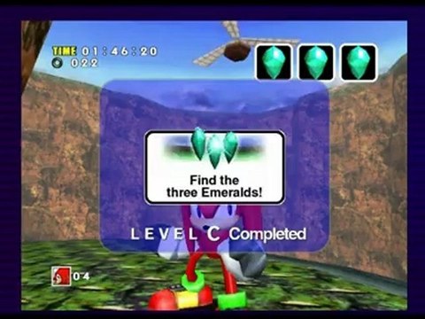 Sonic Adventure DX [Histoire Knuckles] Knukles VS Sonic