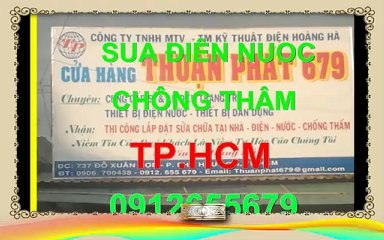 SUA CHUA DIEN NUOC O TAI QUAN 3 ,CALL 0906700438