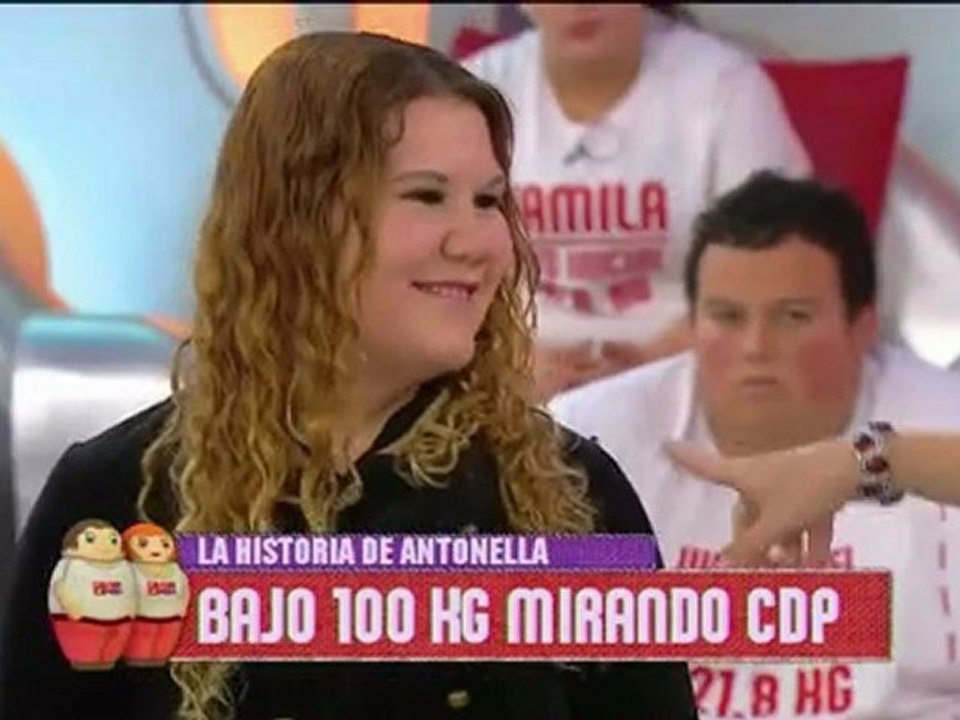 Antonella adelgazó viendo Cuestion de peso