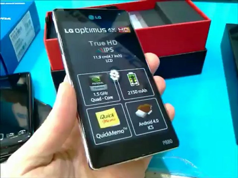 LG Optimus 4X HD P880 Black color