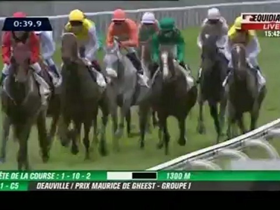 05.08.2012 Deauville (FR) 5.Race Prix Maurice de Gheest 2012 - Group I 1.300 m Winner: Moonlight Cloud