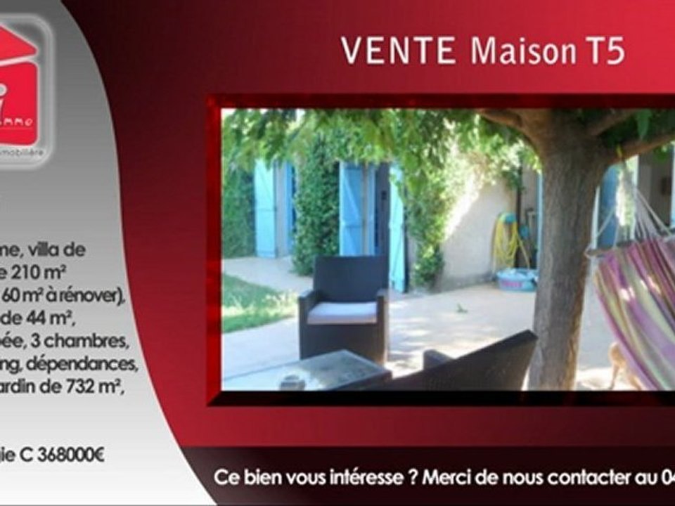 Maison T5 le beausset vente villa F5 le beausset a vendre le beausset VAR