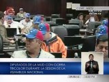 La gorra tricolor llegó a la Asamblea Nacional