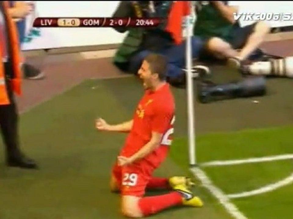 LIVERPOOL 3-0 GOMEL Full highlights/09.08.2012