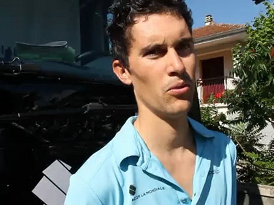 Cyclisme - Guillaume Bonnafond après la 3e étape du Tour de l'Ain