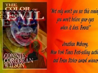 Color of Evil novel by Connie Corcoran Wilson book trailer