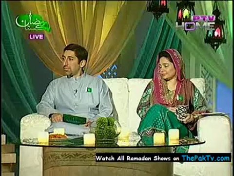 Ramzan Pakistan By PTV Home (Aftar) - 9th August 2012 - Part 2/2