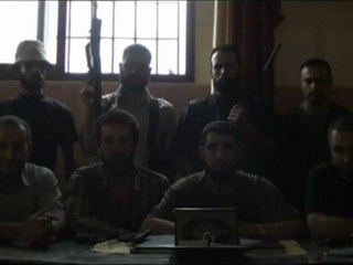 Syria فري برس حمص  الرستن انشقاق جماعي لعناصر المخابرات العامة 9_8_2012