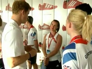Kate and Harry congratulate British athletes.