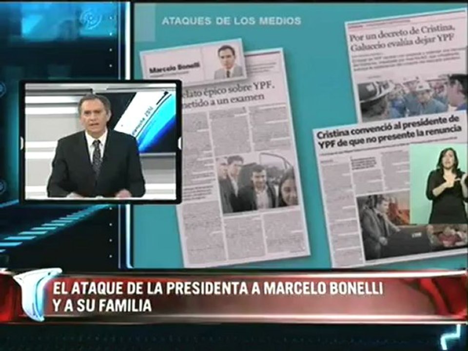 CFK sobre Marcelo Bonelli