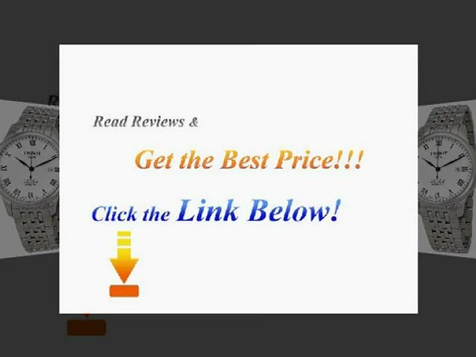 BEST BUY Tissot Men's T41148333 Le Locle Silver Textured Dial Watch