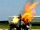 Failure to launch: Nasa prototype bursts into flames