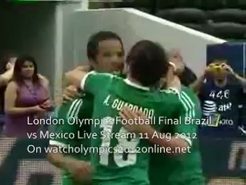 Brazil and Mexico Final Olympics Football 2012