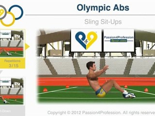 London 2012 Olympic Stadium - Abs training