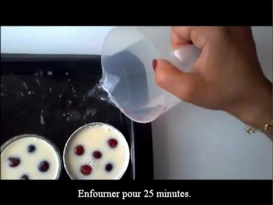 Recette de flan à l'extrait de Stévia et cerises par Paprikas - Pure Via