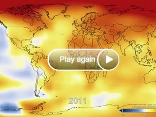 Temperaturas planeta vídeo 1880-2011