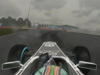 F1 2011 - GP du Royaume-Uni - Crash aux EL2