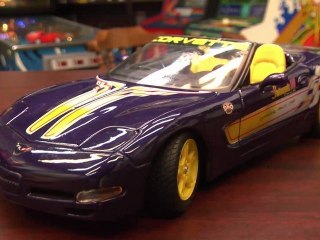 CGR Garage - 1998 CORVETTE 1/18th Scale Maisto car review