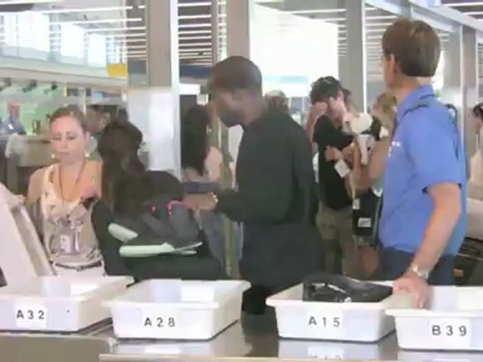 Kanye West's Footwear Mishap At JFK