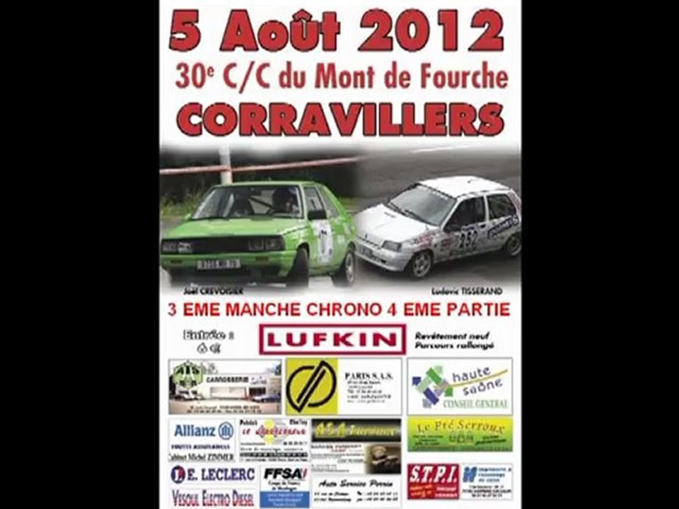 30 EME COURSE DE COTE DU MONT DE FOURCHE 3 EME MANCHE CHRONO 4 EME PARTIE